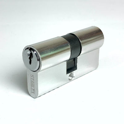 qualité  Customized Aluminum Cylinder Lock 60mm Euro Barrel Lock SN CP SB AB MAB AC Finish usine