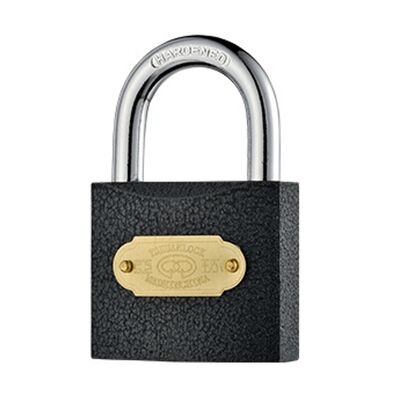 qualité  20mm Black Color Thick Iron Padlock - Heavy Duty Security Padlock for Industrial Use usine