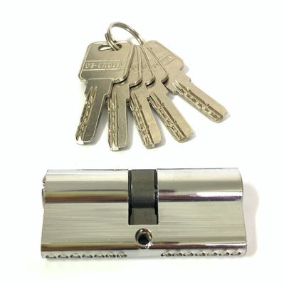 Double serrure à cylindre de toilette ouverte 70mm, serrure à cylindre sécurisée adaptée aux besoins du client