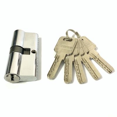 Double serrure à cylindre de toilette ouverte 70mm, serrure à cylindre sécurisée adaptée aux besoins du client