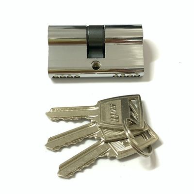 Couleurs ouvertes de cylindre de serrure de sécurité de double de serrure de cylindre de zinc de 54mm diverses disponibles