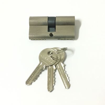Cylindre de serrure en alliage de zinc à double ouverture, cylindre à profil européen de 60 mm