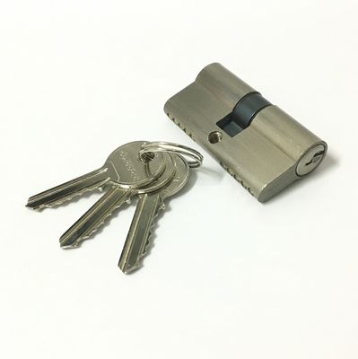 Cylindre de serrure en alliage de zinc à double ouverture, cylindre à profil européen de 60 mm