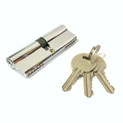 Fermeture à cylindre en zinc de 90 mm à clé en laiton ou en fer