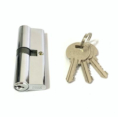 Fermeture à cylindre en zinc de 90 mm à clé en laiton ou en fer