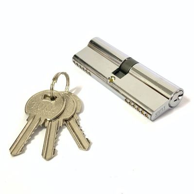 Fermeture à cylindre en zinc de 90 mm à clé en laiton ou en fer