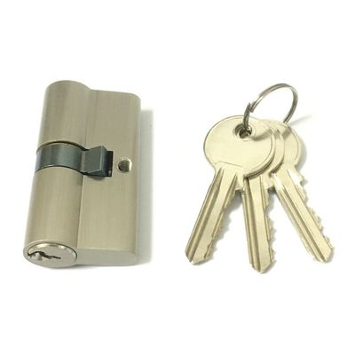 matériel en laiton adapté aux besoins du client par cylindre de serrure en laiton de double cylindre de serrure de 60mm