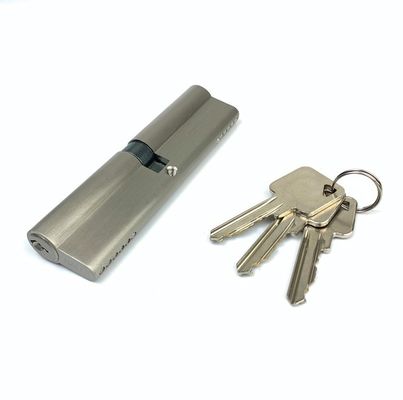 Cylindre de verrouillage de porte de 120 mm en argent Double Euro Cylindre Taille personnalisée