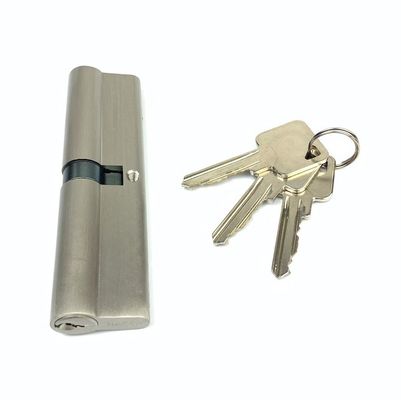 Cylindre de verrouillage de porte de 120 mm en argent Double Euro Cylindre Taille personnalisée