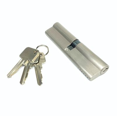 Cylindre de verrouillage de porte de 120 mm en argent Double Euro Cylindre Taille personnalisée