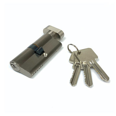 70mm Euro Profile Single Brass Cylinder