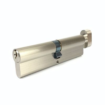 Fermeture à cylindre unique en argent 110 mm Euro cylindre avec ressorts inoxydables