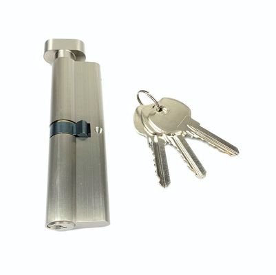 Fermeture à cylindre unique en argent 110 mm Euro cylindre avec ressorts inoxydables