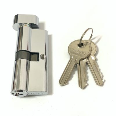 Cylindre en aluminium en laiton ouvert unique taille personnalisée porte de verrouillage baril 70 mm