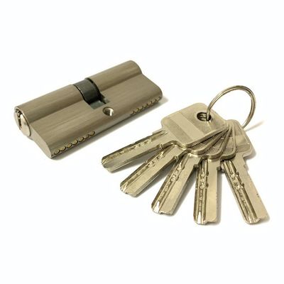SN CP GP SB AB MAB AC Fermeture à cylindres à deux portes 70 mm Baril de verrouillage