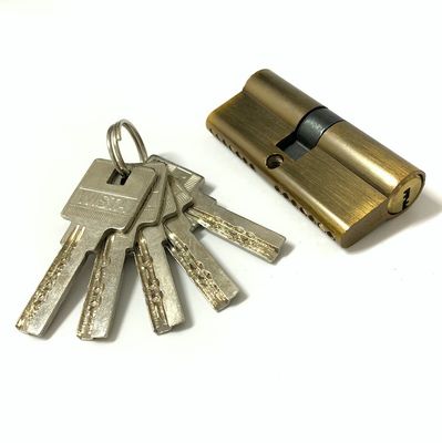 Remplacement de serrure de cylindre de porte du cylindre en laiton de zinc de profil d'euro 80mm