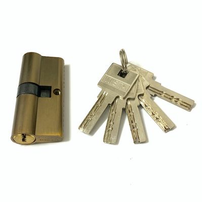Remplacement de serrure de cylindre de porte du cylindre en laiton de zinc de profil d'euro 80mm