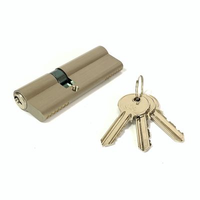 Fermeture à double cylindre Euro 90 mm Fermeture à porte à cylindre personnalisée