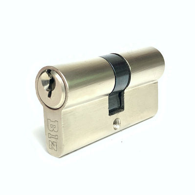 Cylindre à double clé en fer, porte personnalisée, remplacement de serrure à cylindre 60 mm
