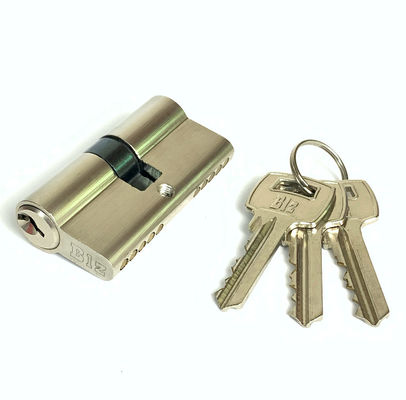 Cylindre à double clé en fer, porte personnalisée, remplacement de serrure à cylindre 60 mm