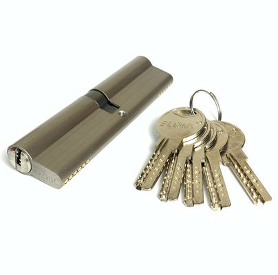 remplacement adapté aux besoins du client de serrure de cylindre de porte de serrure de porte de double cylindre de 120mm