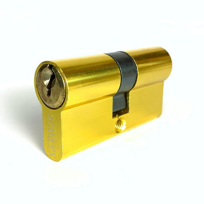 Cylindre de verrouillage de porte en aluminium de 60 mm à double ouverture