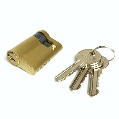 Taille personnalisée Fermeture de porte à demi-cylindre 40 mm 45 mm 50 mm 55 mm 60 mm demi-cylindre euro