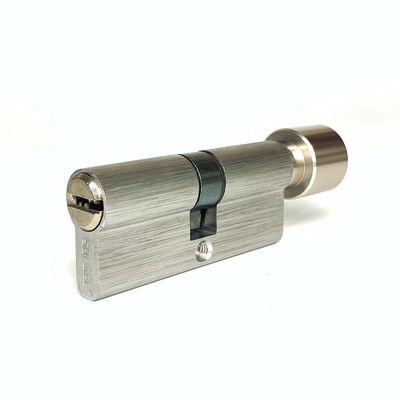 Fermeture de cylindre en aluminium en laiton de 70 mm à ouverture simple