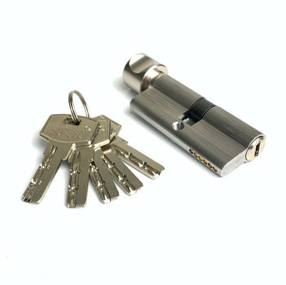Fermeture de cylindre en aluminium en laiton de 70 mm à ouverture simple