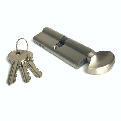 Cylindre à clé à clé à cylindre ouvert unique 80 mm Cylindre de porte personnalisé