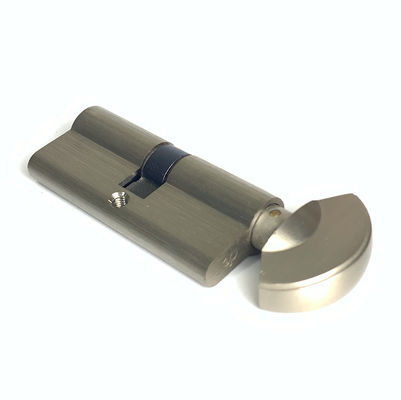 Cylindre de serrure de porte de salle de bains en laiton, cylindre de WC de 70mm, finition SN CP SB AB MAB AC
