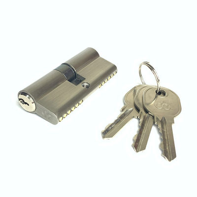 couleurs de cylindre latéral adaptées aux besoins du client par serrure de cylindre de zinc de 70mm doubles diverses disponibles