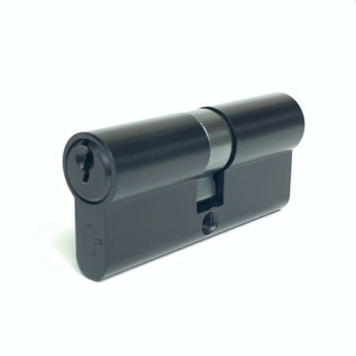 Taille personnalisée Cylindre en cuivre zinc Chambre de fermeture de porte en noir