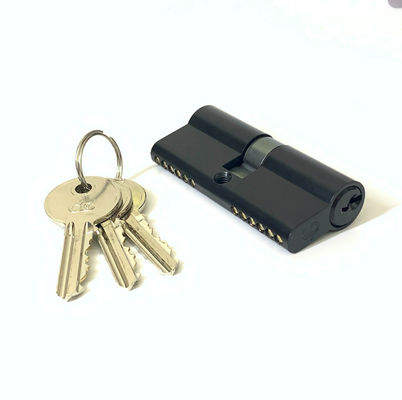 Taille personnalisée Cylindre en cuivre zinc Chambre de fermeture de porte en noir