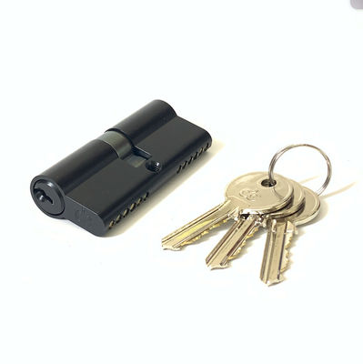Taille personnalisée Cylindre en cuivre zinc Chambre de fermeture de porte en noir