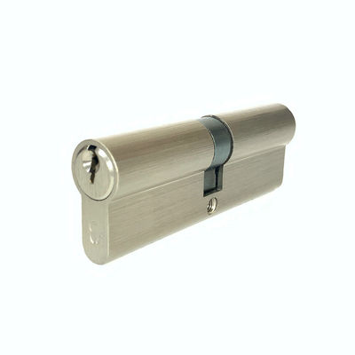Serrure à cylindre de zinc de taille personnalisée, double serrure à barillet ouverte de 90 mm