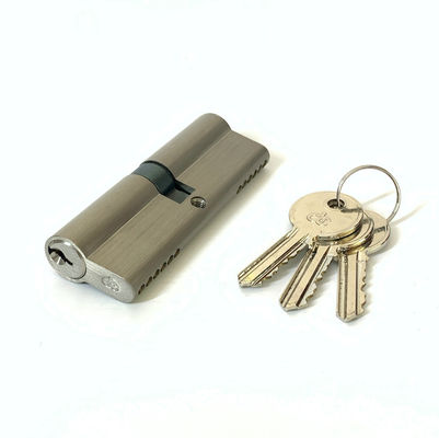 Serrure à cylindre de zinc de taille personnalisée, double serrure à barillet ouverte de 90 mm