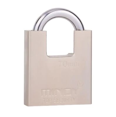 Cadenas argenté de cadenas de haute sécurité de 40mm 50mm 60mm 70mm avec la clé