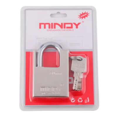 Cadenas argenté de cadenas de haute sécurité de 40mm 50mm 60mm 70mm avec la clé