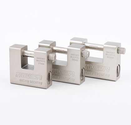 Fermeture à glissière de haute sécurité de 74 mm 84 mm 94 mm Mat Nickel Plaqué Fermeture à glissière rectangulaire