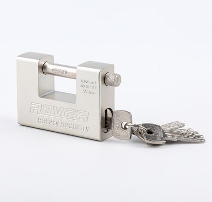 Fermeture à glissière de haute sécurité de 74 mm 84 mm 94 mm Mat Nickel Plaqué Fermeture à glissière rectangulaire