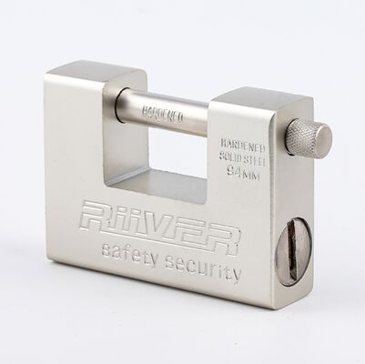 Fermeture à glissière de haute sécurité de 74 mm 84 mm 94 mm Mat Nickel Plaqué Fermeture à glissière rectangulaire