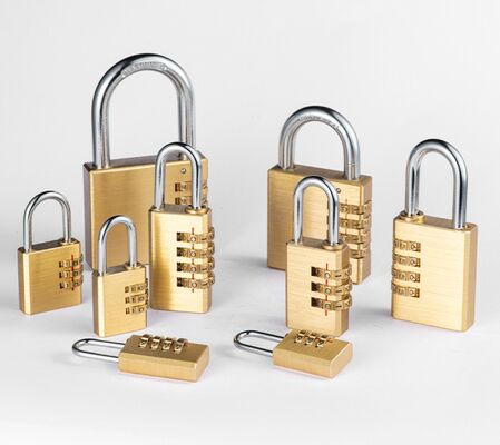 Cadenas à combinaison en laiton adapté aux besoins du client par cadenas de mot de passe à 3 chiffres et à 4 chiffres